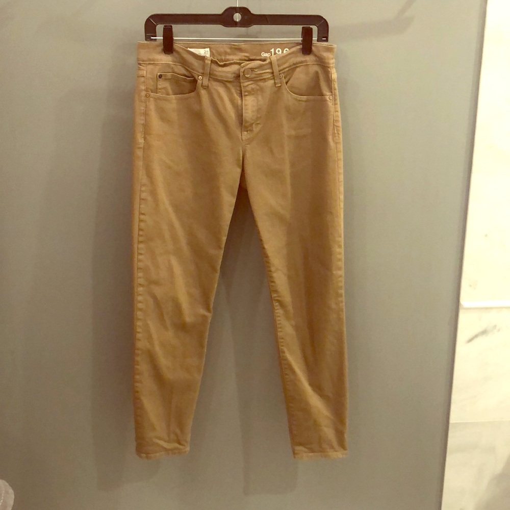 Gap khaki green skinny denim